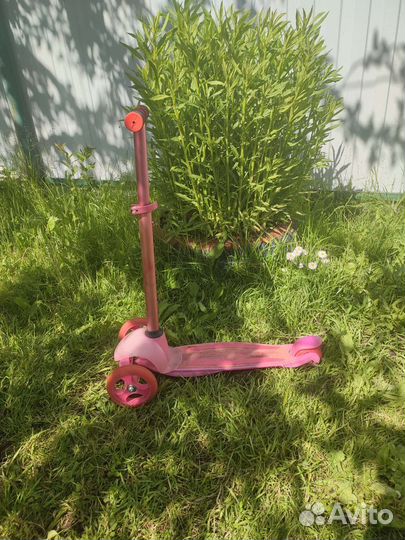 Самокат детский трехколесный бу
