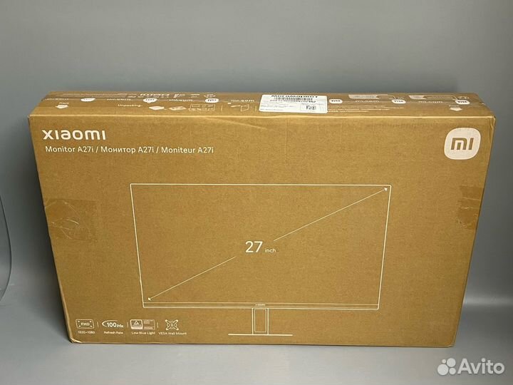 Новый монитор Xiaomi 27 дюймов (чек, гарантия)