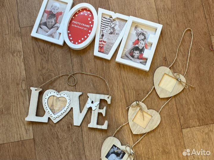 3 Рамки для фото 10х15 и маленькие