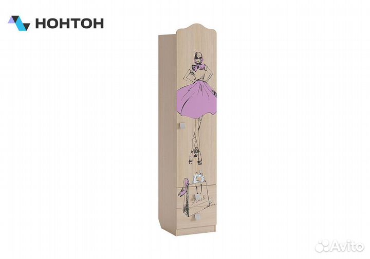 Шкаф комбинированный 1-створчатый с ящиками Амели