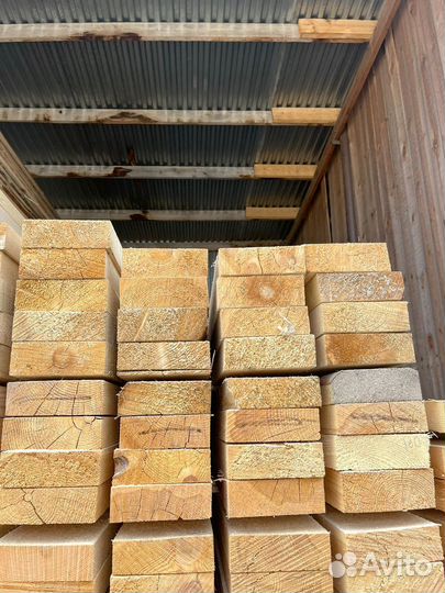 Пиломатериал / Сухая строганная доска 45х90х6000