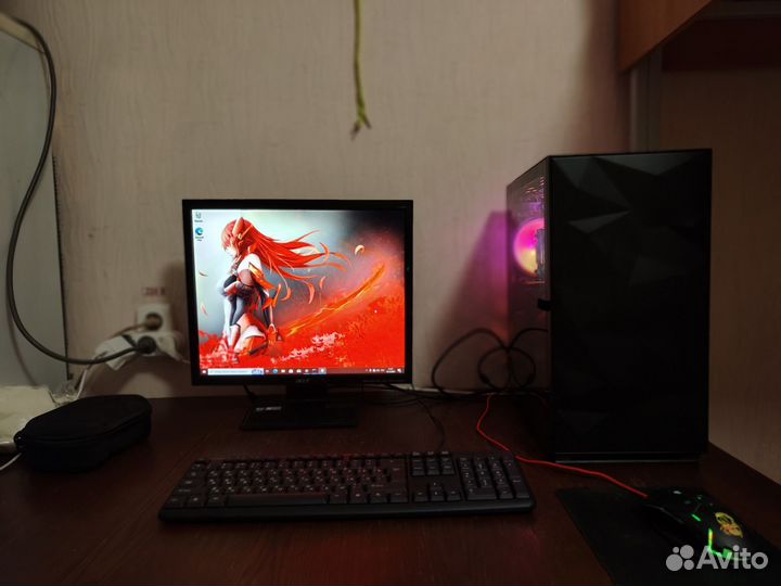 Компьютер i3 12100f rx 5700xt