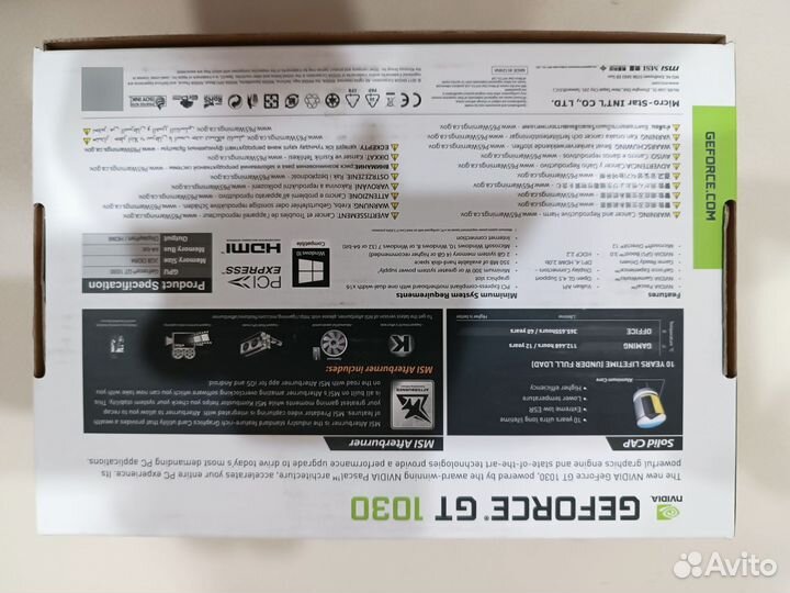 Видеокарта GeForce GT1030