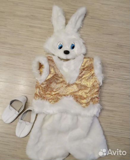 Новогодний костюм зайчик для мальчика