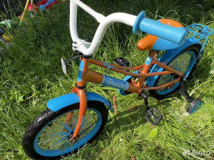 Детский велосипед 16 forward azure