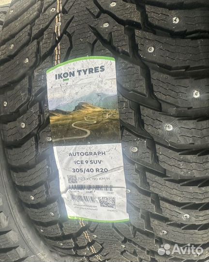 Ikon Tyres Autograph Ice 9 SUV 275/45 R20 и 305/40 R20 112T