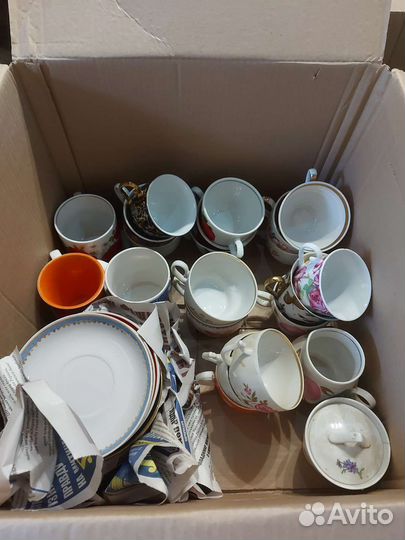 Чайные чашки с блюдцами СССР