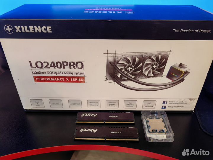 Ryzen 5 7600x + xilence 240 + 32 Gb Fury