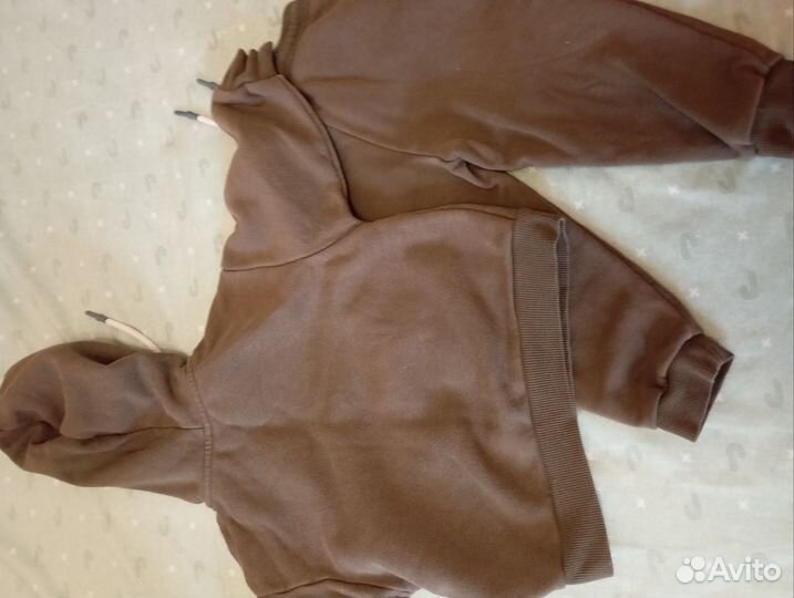 Спортивный костюм на флисе для мальчика, пакетом