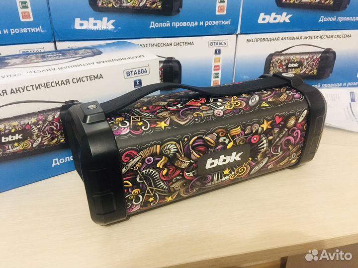 Беспроводная колонка bbk 604 с радио, новый