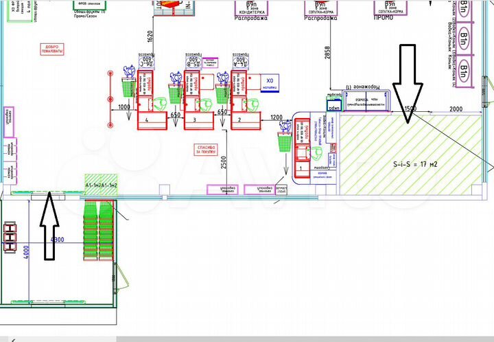 Ул. Энгельса, 28б, свободного назначения, 17 м²