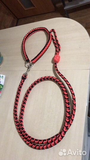 Ошейники и поводки для собак из паракорда и шнура