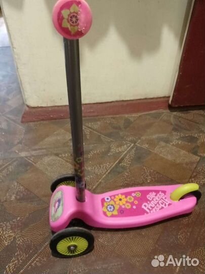 Самокат детский трехколесный бу