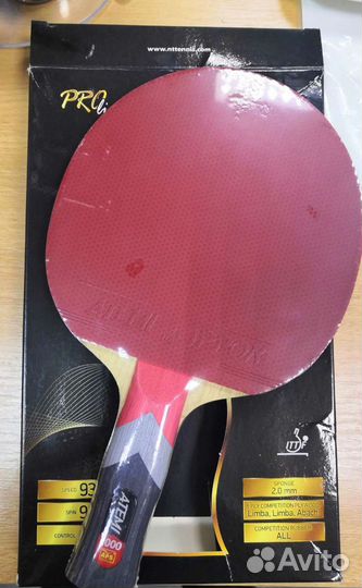 Ракетка настольного тенниса Атеми 1000 Pro