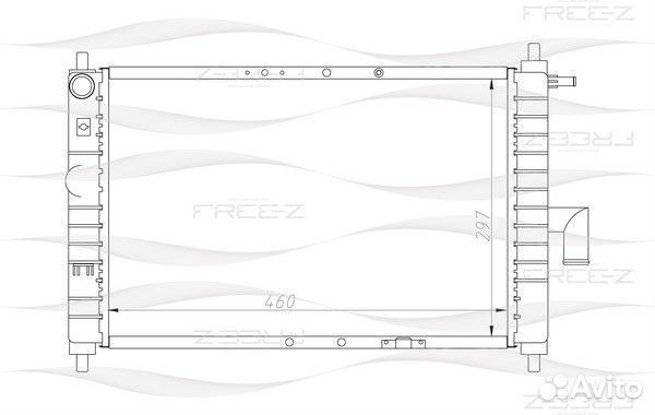 Радиатор системы охлаждения daewoo: matiz (klya) 0