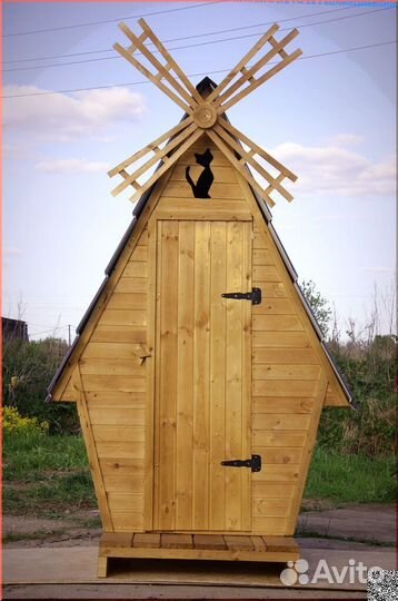 Дачный туалет с установкой