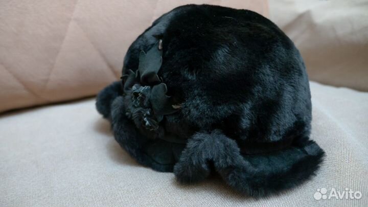 Шляпа/шапка из натурального мутонового меха