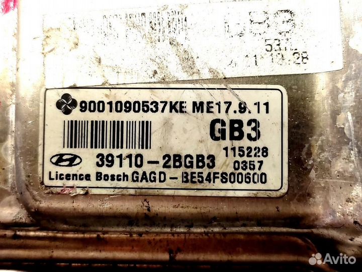 Блок управления двигателем G4FA (2012-2017) Hyunda