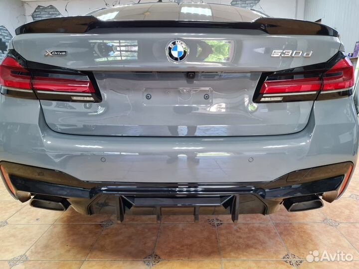 Тюнинг передняя губа на BMW G30 2021