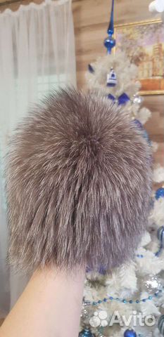 Шапка песец