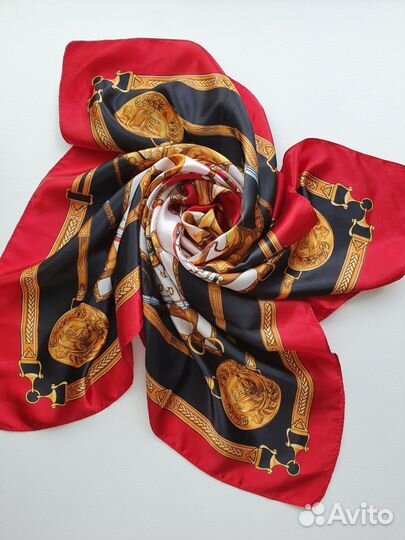 Шёлковый головной платок женский