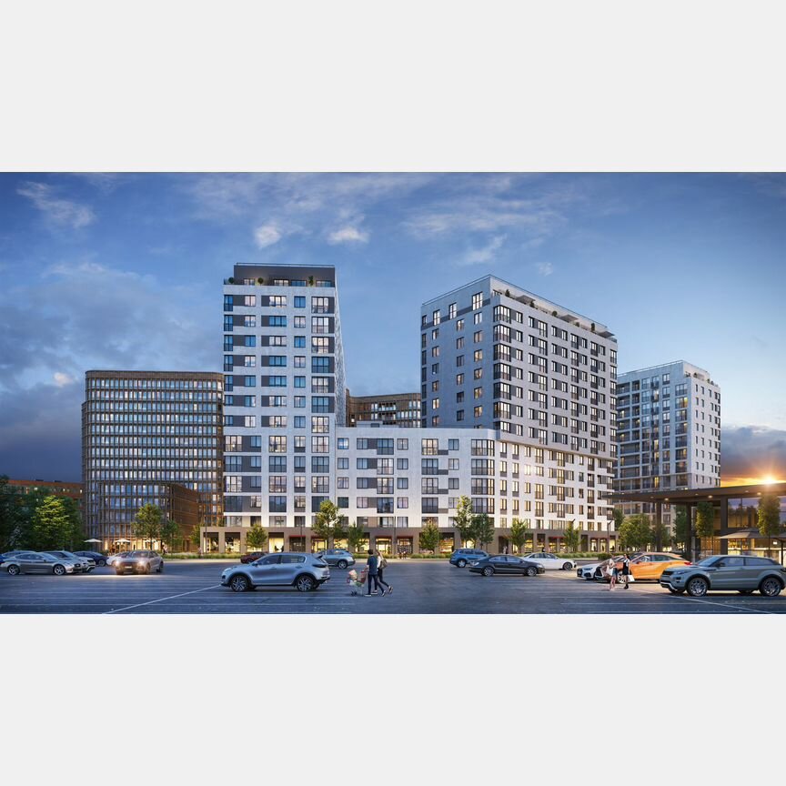 2-к. квартира, 62,8 м², 9/14 эт.
