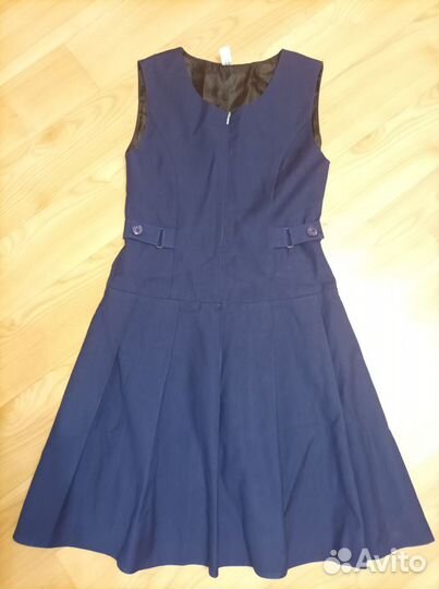 Сарафан школьный, рост 128-134