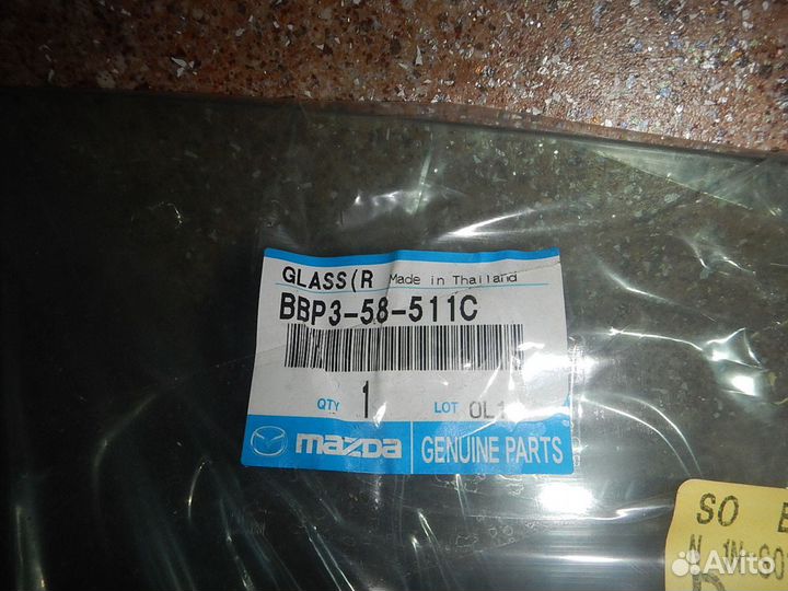 Стекло двери передней правой, Mazda (Мазда) -3 (BL