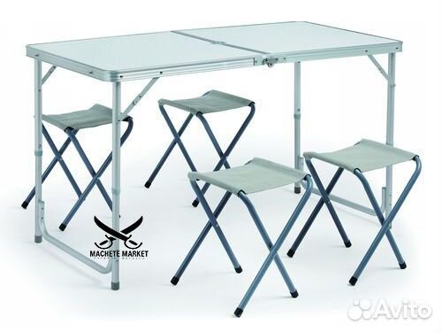 Стол складной туристический для пикника со стульям