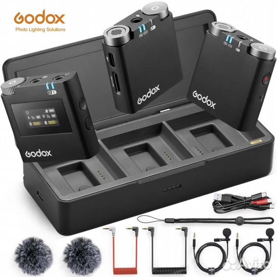 Петличная радиосистема Godox Virso M2. Новинка