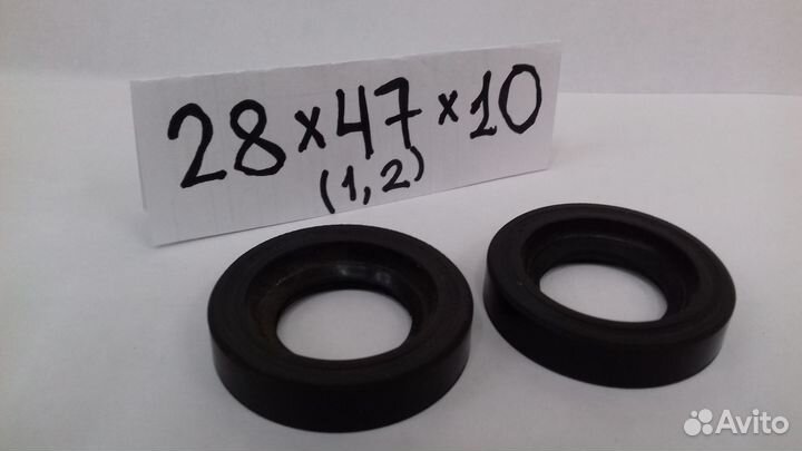 Манжета армированная 28*47*10 (1,2)