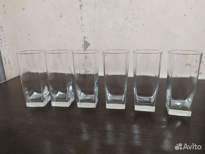 Стаканы стеклянные 250 мл (6 шт.)