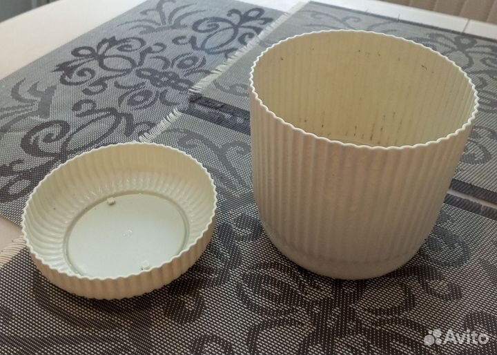 Цветочные горшки пластик