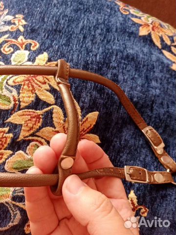 Круглая шлейка на шпица, натуральная кожа бу отс купить в Новосибирске ...