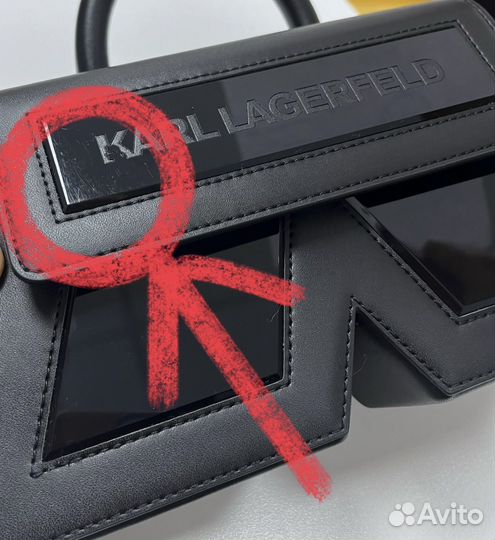 Сумка ‘’karl lagerfeld ikon/K black, Оригинал