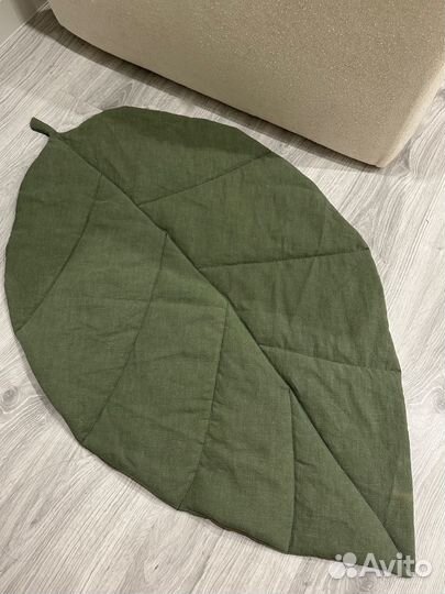 Коврик-лист изо льна