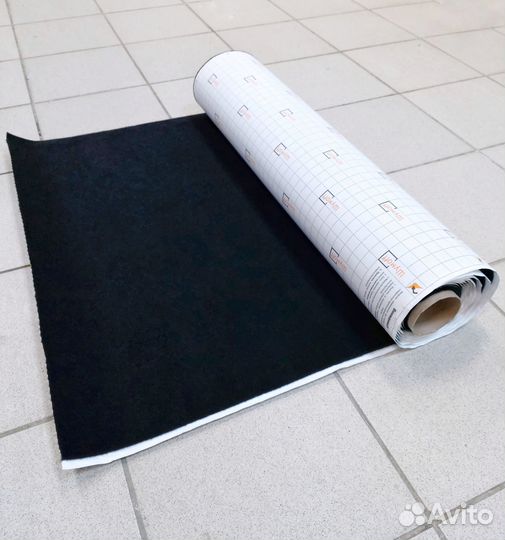 Шумоизоляция авто Карпет чёрный