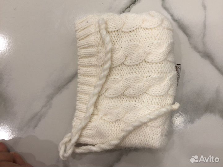 Шапка для новорожденного зима 0-3 месяцев