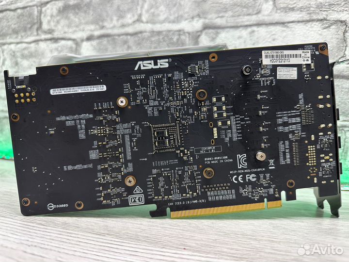 Видеокарта PCI-E Asus GeForce GTX 1060 dual OC 6Gb