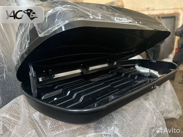 Автобокс 460л черный глянец (полное оснащение)