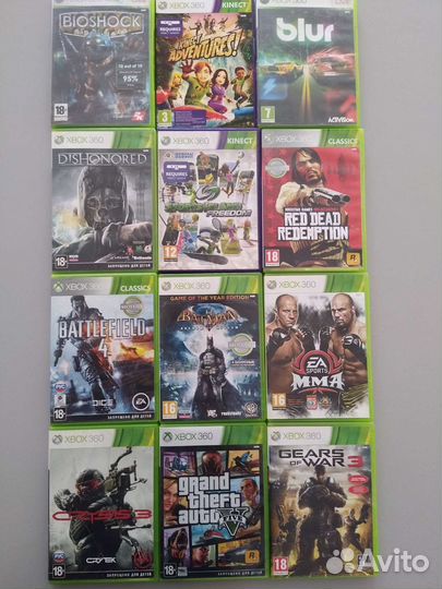 Игры на xbox 360