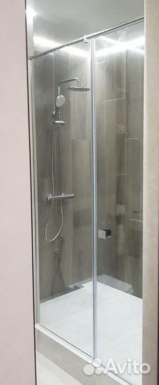 Установка душевых кабин