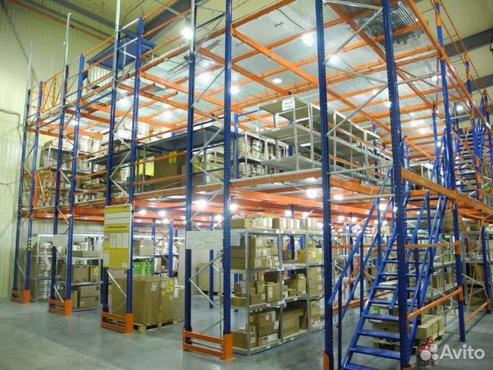 Мезонинные стеллажи