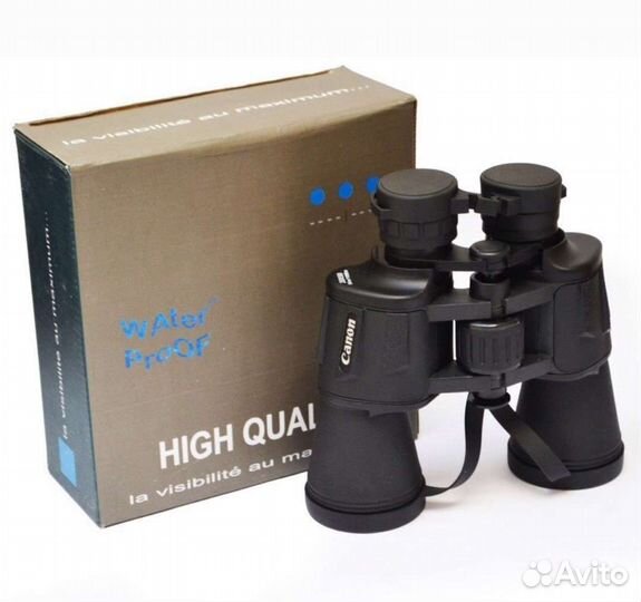 Бинокль Саnon 70х70 + часы Swiss Army