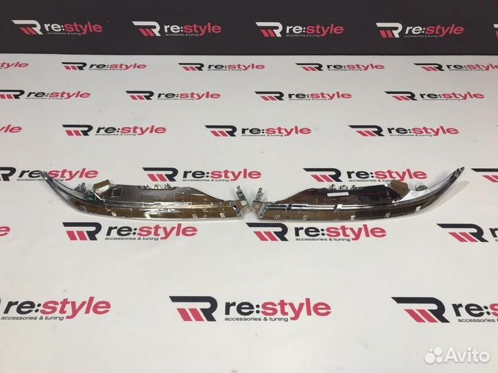 Ресницы фар Toyota Camry 55 14-17 Хром R2185