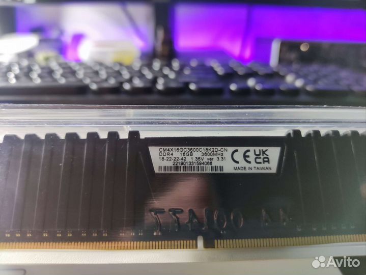 Оперативная память ddr4 16gb corsair vengeance lpx