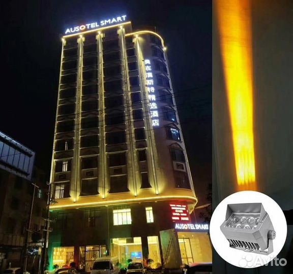 Ландшафтный узколучевой светильник LED cajon 16Вт