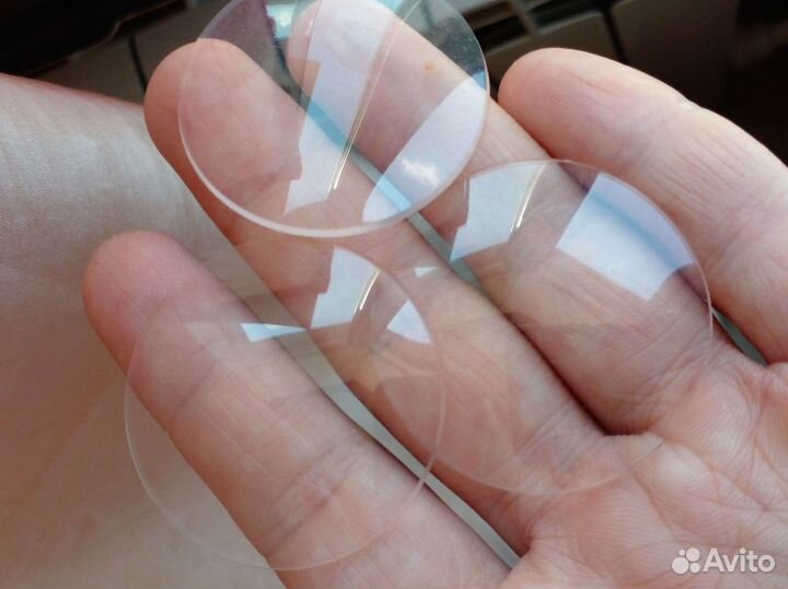 Часы ссср.стекла молния чк-6 новые выпуклые 39,5