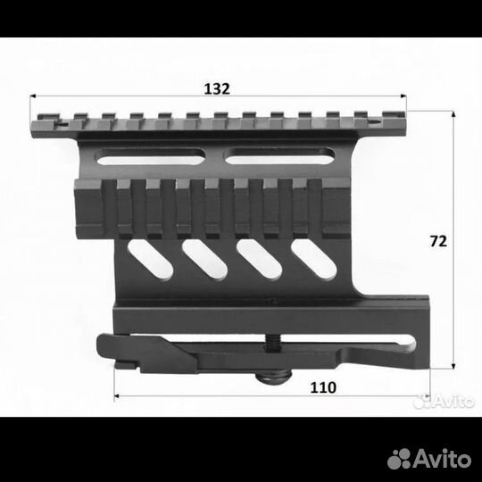 Кронштейн для прицела быстросъёмный боковой Weaver