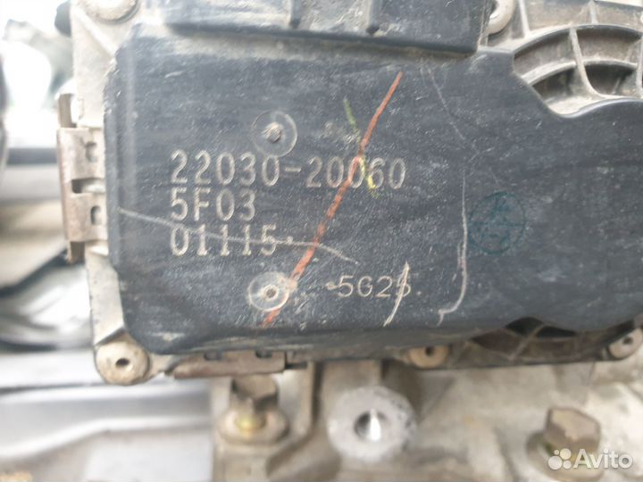 Дросельная заслонка 1MZ Toyota Alphard Лексус